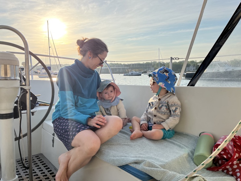 Golden hour in the cockpit